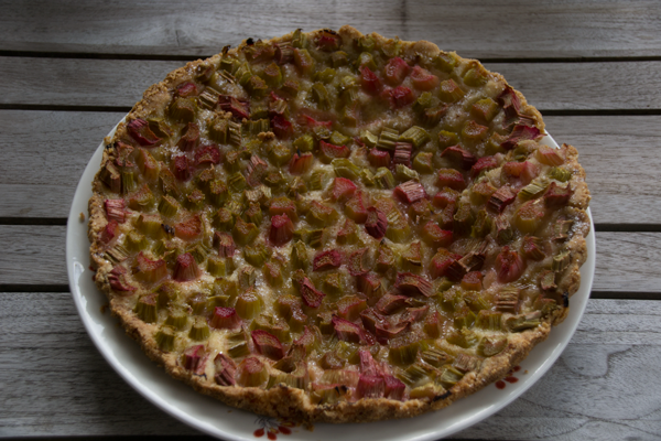 Rabarber vlaai maken
