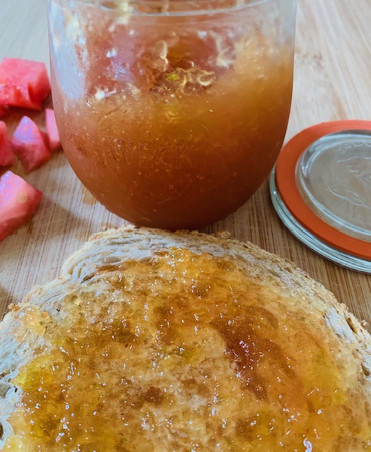 Jam / confituur van watermeloenschillen